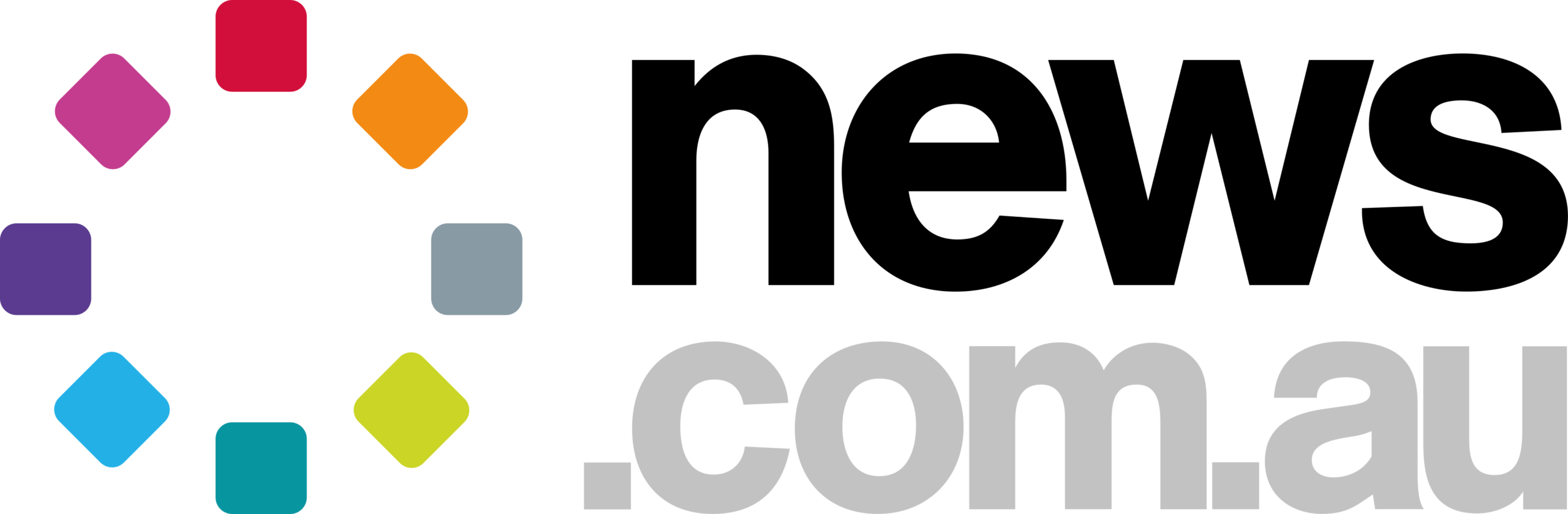Abstract banner with overlapping ribbons in red, purple, orange, blue and gray, featuring 'Google I/O' in light gray at the bottom center.
